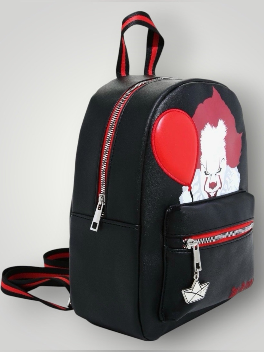 IT Chapter 2 Pennywise with Red Balloon Mini Backpack Hot Topic NWOT - Picture 2 of 12